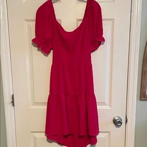 Elegant Pink Women's Dress